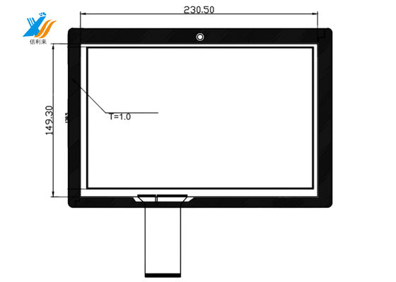 Anpassbares USB-Kapazität-Touch-Panel 10,1 Zoll Linux-Betriebssystem