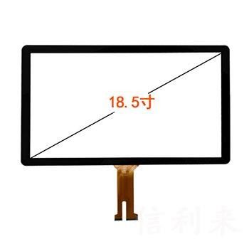 18.5 Zoll schwarzes Projektiv-Kapazität-Touch-Panel