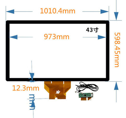 43PCAP-Touch-Panel 6H Industrie-Touch-Bildschirm-Panel PC