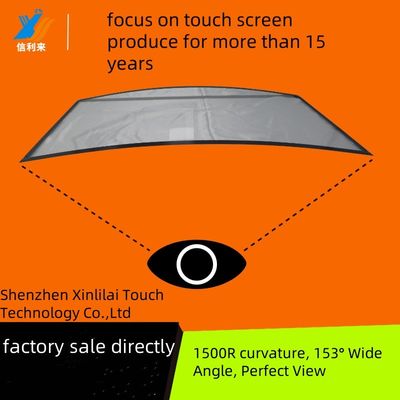 32 Zoll gekrümmter Touchscreen-Panel Multi-Touch PCAP Touchscreen wasserdicht öldicht Anti-UV anpassbar industrielle kommerzielle medizinische Jukeboxes