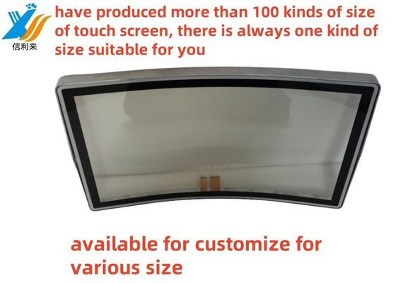 32 Zoll gekrümmter Touchscreen-Panel Multi-Touch PCAP Touchscreen wasserdicht öldicht Anti-UV anpassbar industrielle kommerzielle medizinische Jukeboxes