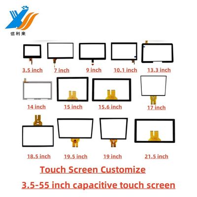 Anpassung Multi-Size Multi-Touch projizierte kapazitive (PCAP) GG GFF Touchscreen-Panel für industrielle medizinische kommerzielle Bildung Vending-Maschine