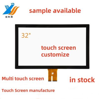Anpassbarer 43 Zoll schwarzer Infrarot-Touchscreen-Monitor mit breitem Temperaturbereich