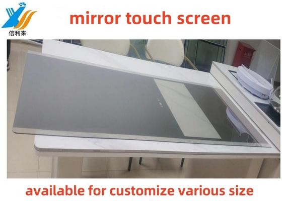 Warmverkauf Anpassbarer Multi-Touch Kapazitiver Touchscreen Smart Mirror wasserdicht LED-Touchscreen Spiegel für den Fitnessclub