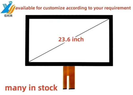 23.6 Zoll Multi-Touch USB projiziert Kapazitiv (PCAP) GG Touchscreen Panel LCD led Monitor anpassbar AR AG AF wasserdicht Öldicht Stift Touch für industrielle medizinische Ausbildung Smart Home Mahlzeit Bestellung