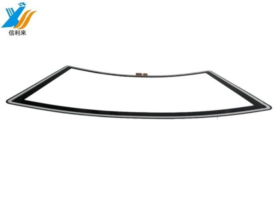 32 Zoll gekrümmte Touch-Panel Multi-Touch wasserdicht öldicht Anti-UV AR / AG / AF anpassbar für kommerzielle Anzeige Vergnügungsmaschinen Spiel