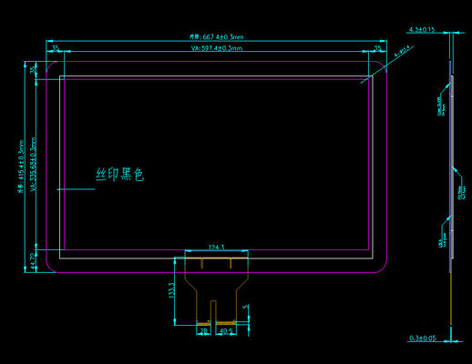 27 Zoll 16 9 Kapazitativ Touch Panel mit 10-Punkte-USB-Schnittstelle