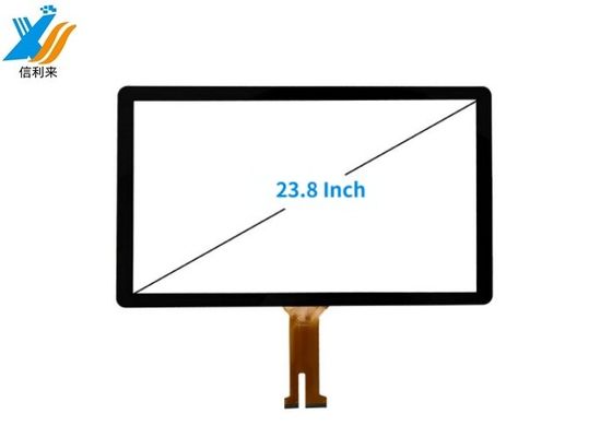 Anpassbarer 43 Zoll schwarzer Infrarot-Touchscreen-Monitor mit breitem Temperaturbereich