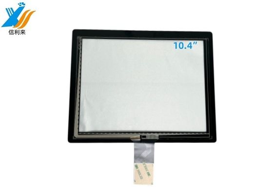 Schwarzer Industrial All-in-One PC PCAP Touchscreen 10,4-Zoll-Display mit USB und IIC COF-Schnittstelle