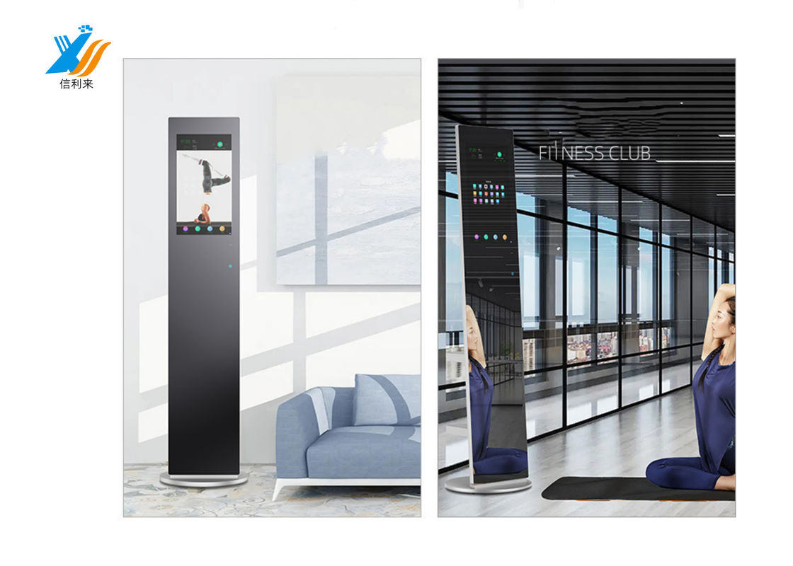 Warmverkauf Anpassbarer Multi-Touch Kapazitiver Touchscreen Smart Mirror wasserdicht LED-Touchscreen Spiegel für den Fitnessclub