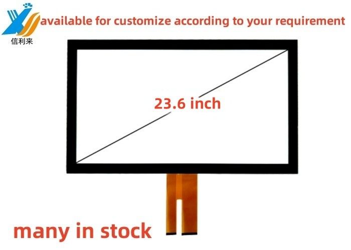 23.6 Zoll Multi-Touch USB projiziert Kapazitiv (PCAP) GG Touchscreen Panel LCD led Monitor anpassbar AR AG AF wasserdicht Öldicht Stift Touch für industrielle medizinische Ausbildung Smart Home Mahlzeit Bestellung