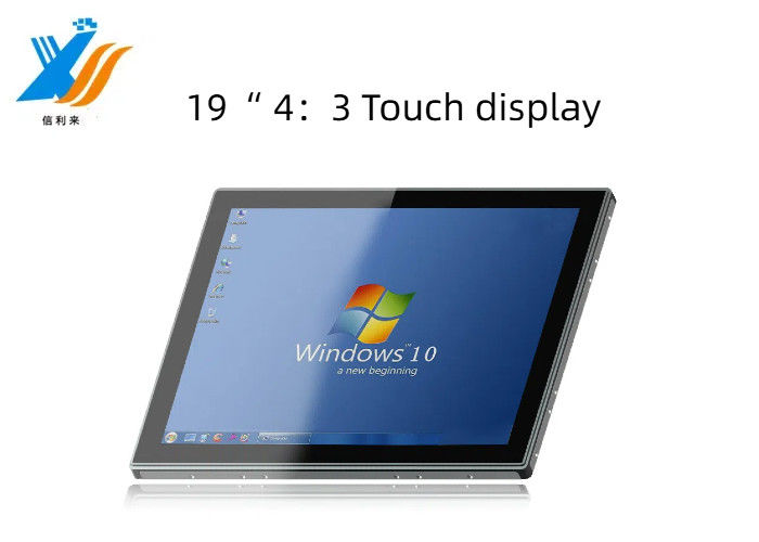 Anpassen 19 "Multi-Touch-Projizierte kapazitive (PCAP) Touch-Bildschirm wasserdicht Öldicht Anti-UV AR AG AF Stift Touch-Lcd-Display LED-Monitor VGA HDMI für industrielle kommerzielle medizinische Ausbildung