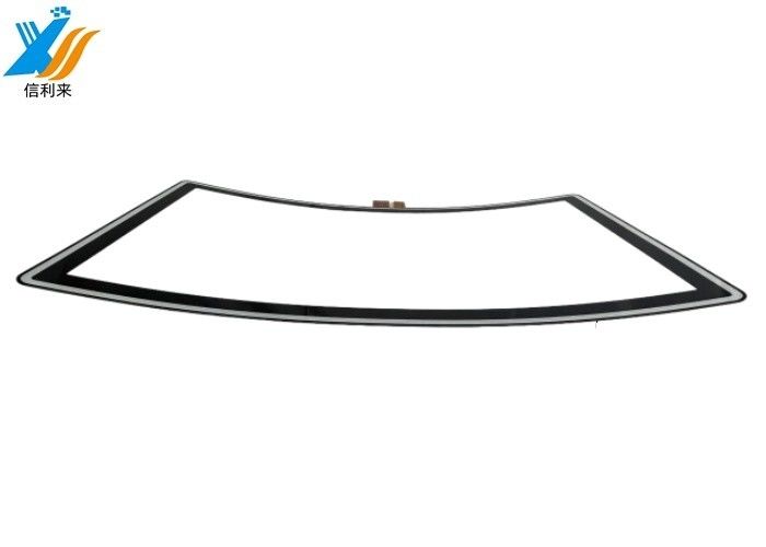 32 Zoll gekrümmte Touch-Panel Multi-Touch wasserdicht öldicht Anti-UV AR / AG / AF anpassbar für kommerzielle Anzeige Vergnügungsmaschinen Spiel