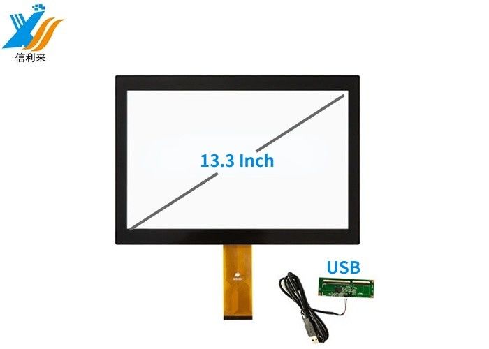 13.3'' Industrial Multi Touch Screen Panel mit USB und IIC-Schnittstelle G+G Struktur