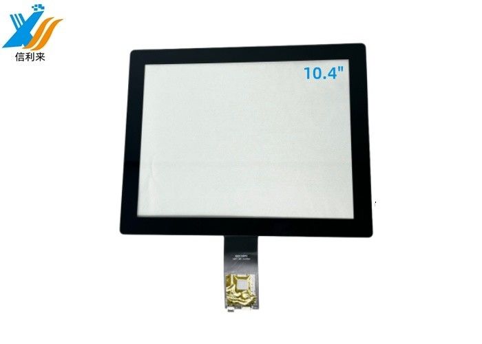 Schwarzer Industrial All-in-One PC PCAP Touchscreen 10,4-Zoll-Display mit USB und IIC COF-Schnittstelle